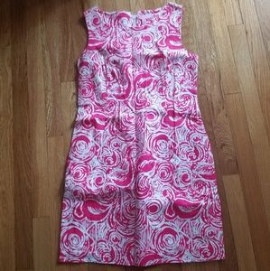 Lilly Pulitzer hot pink shift dress. Sz 10.